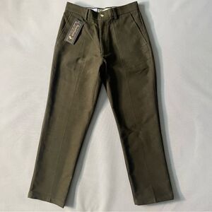 New Forest Clothing Olive Moleskin Pants NWT Size 30W-29L